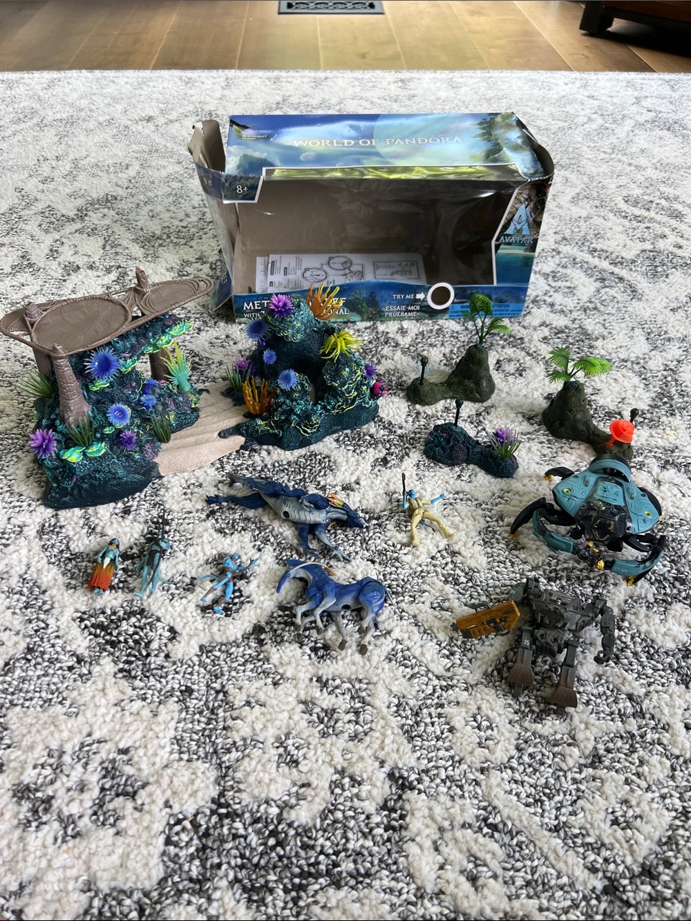 World of Pandora Blue Playset with Ocean Creatures and Figures